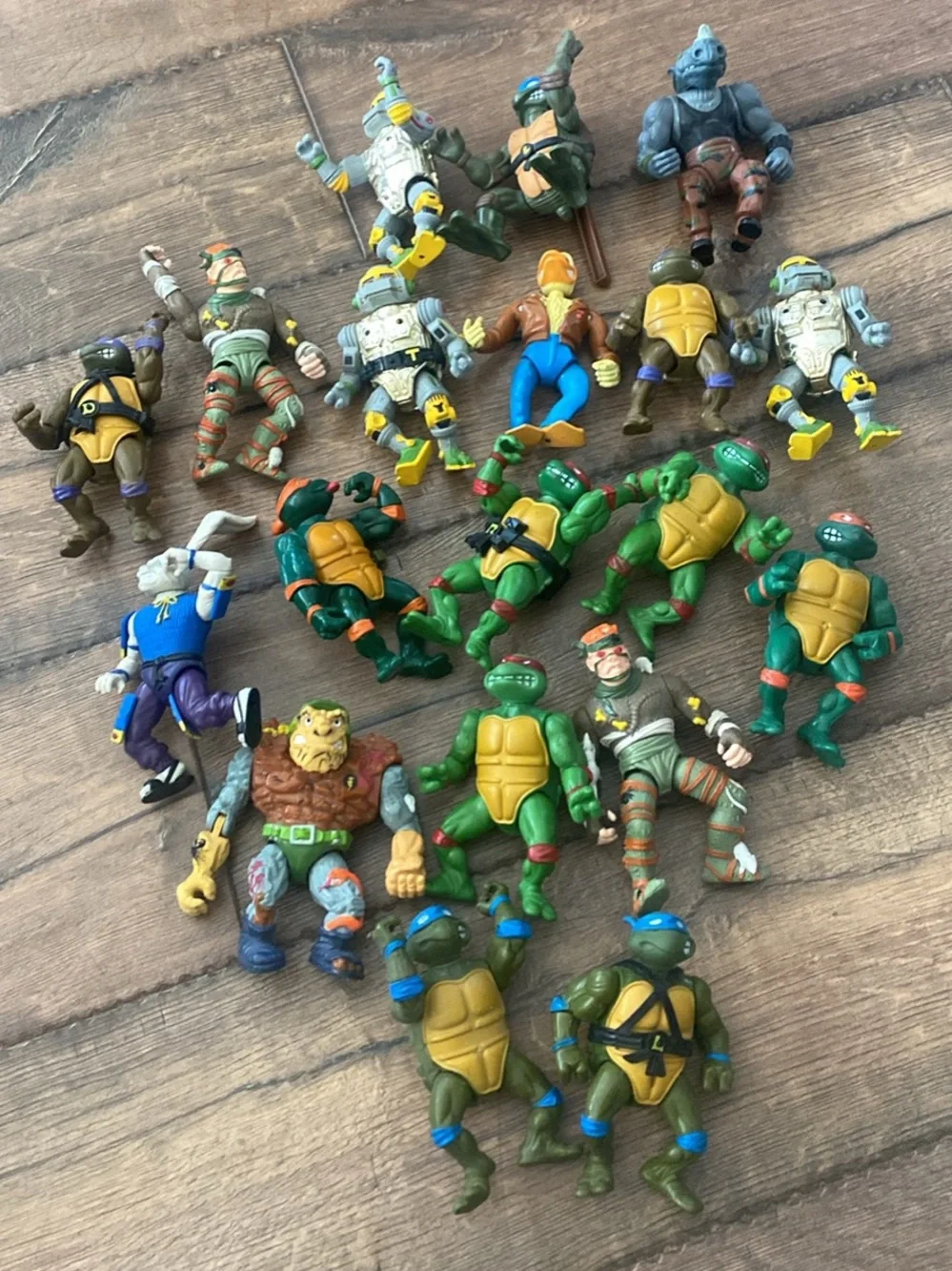 Vintage Teenage Mutant Ninja Turtles Action Figures
